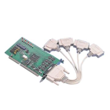 ADVANTECH/研华 4端口 RS-232 ISA串口卡带浪涌保护，含一根DB9数据线 PCL-849A/9-BE