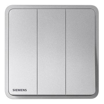 SIEMENS/西门子 16AX三位双控开关星辉银 睿绎 Zita系列 5TA11333NC02