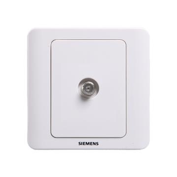SIEMENS/西门子 远景系列一位宽频电视插座(5-1000MHz)雅白 5TG01151CC1