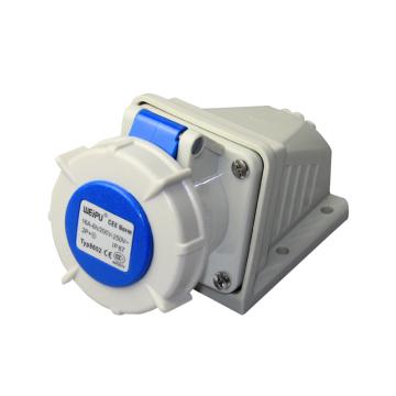 WEIPU/威浦 TYP系列明装工业插座3P 16A 230V IP67 蓝色 8602