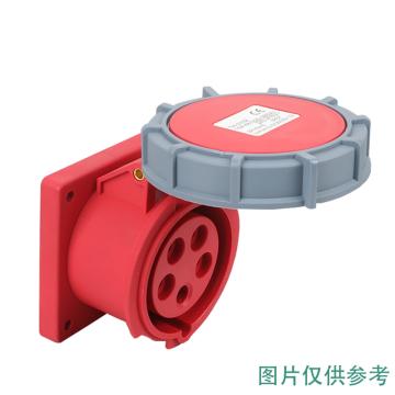 倍港 第二代工业防水暗装插座IP67 400V 16A 5P SIN3152