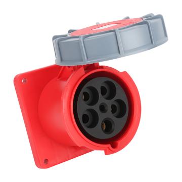 倍港 第二代工业防水暗装直插座IP67 400V 125A 5P SIN3452