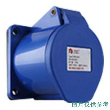 DELIXI/德力西 250V工业用暗装插座32A 3芯 DEP2-323 DHADEP2323U