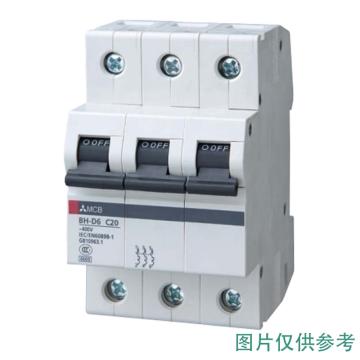 三菱电机 微型断路器 BH-D6 1P 6A TYPE C N (CH)