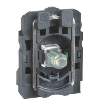 施耐德 带灯按钮底座黄色 1NO AC/DC24V ZB5AW0B51C