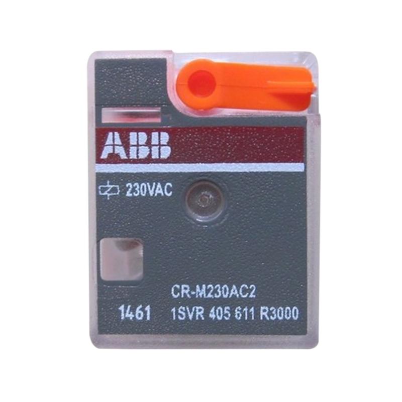 ABB CR-M 插拔式中间继电器(带测试按钮)CR-M230AC4 10050179