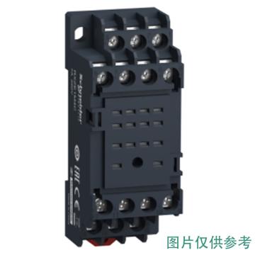 施耐德 中间继电器4副触点经济型基座 RXZE1M4C
