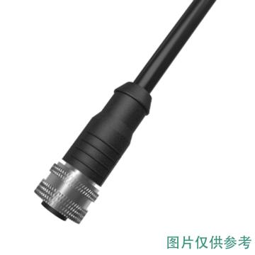 明治 M12连接线M12/4针式接头，线长2米，PVC材质 CA12-S4F2C