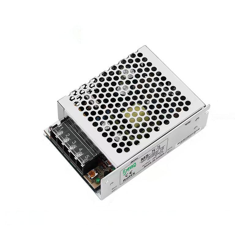 梅兰日兰 MS-75系列迷你型单组输出开关电源75W 15V 0~5A MS-75-15V