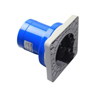 WEIPU/威浦 TYP系列暗装直式器具输入工业插座3P 63A 230V IP44 蓝色 541
