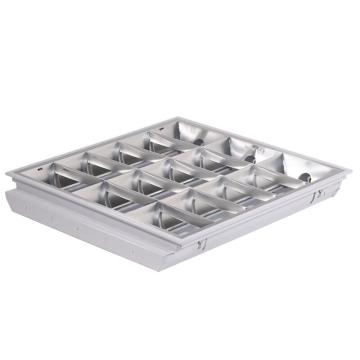 佛山照明 LED T8格栅空灯盘，炫丽II代系列598×598mm，不含灯管 标准型，适配3根T8双端灯管 598×598mm，不含灯管