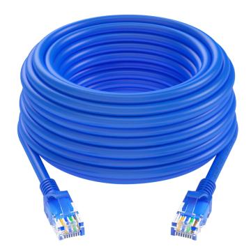 山泽 工程级超五类蓝色网线10米 SZW-1100
