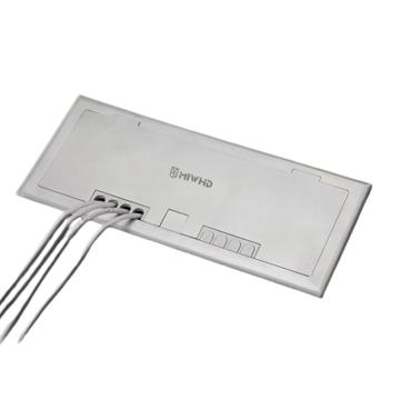 梅兰日兰 86型不锈钢开启式插座220V 10A K86 五位五孔