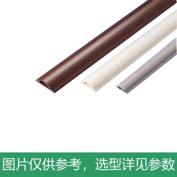凯士士 圆形地板配线槽灰色 1M RDA50