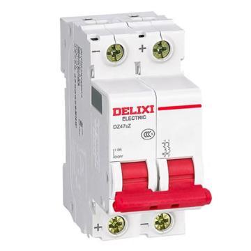 DELIXI/德力西 直流微型断路器DZ47sZ 3P 6kA Ii（C） 63A DC500V DZ47SZ3C63