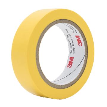 3M 电工胶带电气绝缘胶带18mm×10m 150 黄