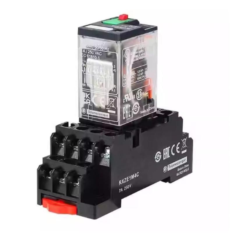 威斯特 中间小型继电器 14脚继电器套装DC24V线圈（继电器+底座）6A