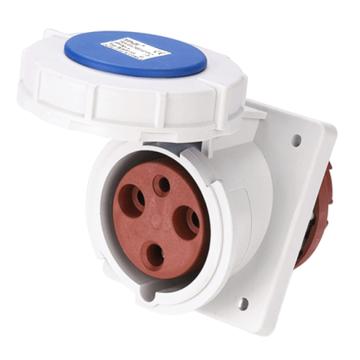 倍港 第三代暗装工业倾斜插座IP67-63A3芯 SIN2180