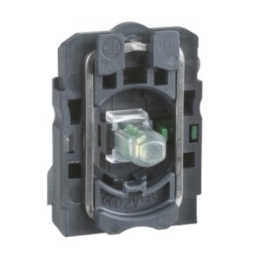 施耐德 带灯按钮底座绿色 1NO 220V ZB5AW0M31C
