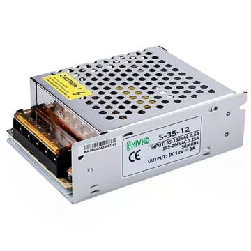 梅兰日兰 S-35系列单组输出开关电源35W 12V 0~3A S-35W-12V