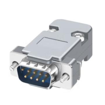 博扬 串口DB9焊接公头RS232/485/422焊接接头 塑料外壳9针COM口焊线头 10个装 BY-P10-DB9M