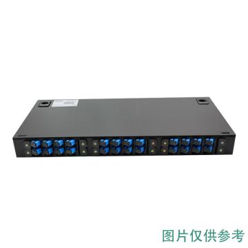 海乐 24口光纤终端盒24芯SC满配 光纤盒 光缆尾纤熔接盒 光纤配线架 P1-24-SC