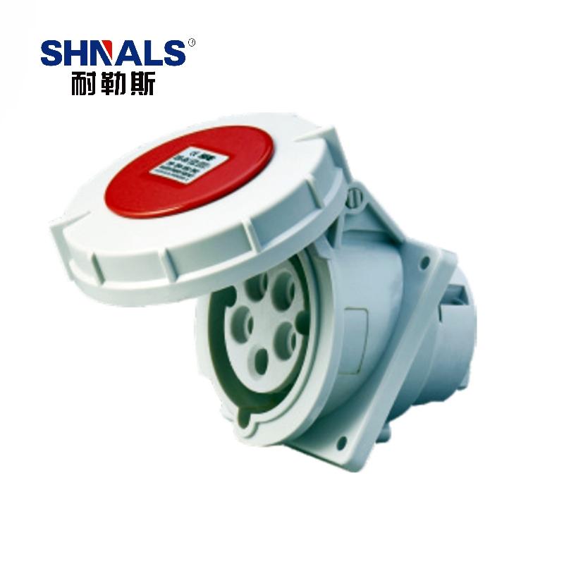 SHNALS 暗装斜插工业插座五芯16A NLS-1485