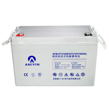 安耐威 阀控密封式免维护铅酸蓄电池12V100AH AFM-P12100EX
