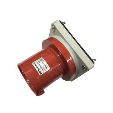 WEIPU/威浦 TYP系列暗装直式器具输入工业插座4P 63A 400V IP44 红色 543