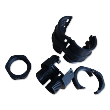 鑫美 开口型双拼软管快速接头φ32mm-M32×1.5 STM-XY-202411HN