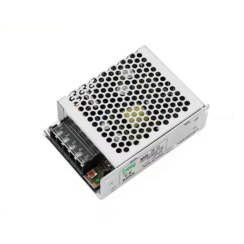 梅兰日兰 MS-75系列迷你型单组输出开关电源75W 12V 0~6.3A MS-75-12V