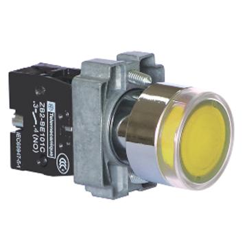 施耐德 XB2 带灯按钮基座（220VAC） ZB2BWM51C