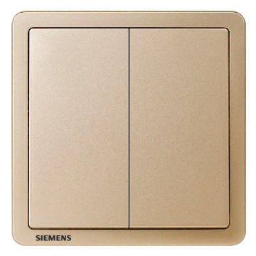 SIEMENS/西门子 10AX 二位中途开关日曜金 致典 Adela系列 5TA14253NC03