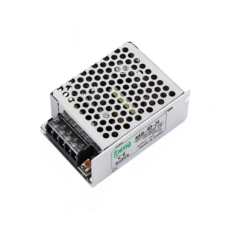 梅兰日兰 MS-40系列迷你型单组输出开关电源40W 24V 0~1.7A MS-40-24V