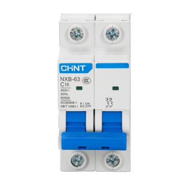 正泰 微型断路器NXB-63 2P 16A C型 NXB-63 2P C16