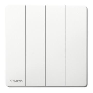 SIEMENS/西门子 16AX四位双控开关雾沙白 荟辰acus系列 5TA31443NC01
