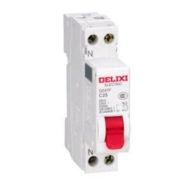DELIXI/德力西 微型断路器DZ47P 1P+N C 25A DZ47PC25