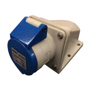 WEIPU/威浦 TYP系列明装工业插座3P 16A 230V IP44 蓝色 6601