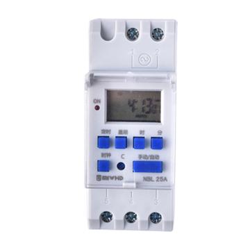 梅兰日兰 时控开关定时器小型定时器NBL25A，NBL25ANBL25A 220v 25A NBL25A