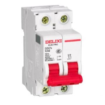 DELIXI/德力西 微型断路器DZ47s C型 2P 63A DZ47SN2C63