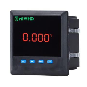 梅兰日兰 单相数显电压表SUPU12-V，MLRL19SUPU12-V 220v 1A-5A SUPU12-V