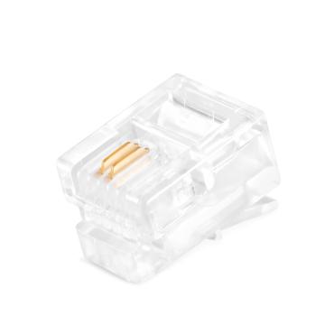 包尔星克 6P2C电话水晶头RJ11 ACPTA62NPA