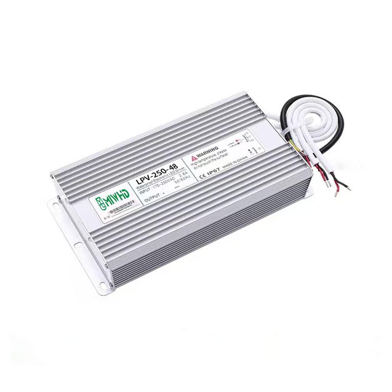 梅兰日兰 LPV-250系列LED防水恒压型开关电源250W 48V 0-5.2A LPV-250-48V