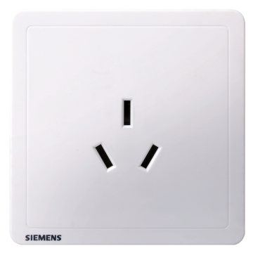 SIEMENS/西门子 16A 三极插座雅白 致典 Adela系列 5UB14433NC01