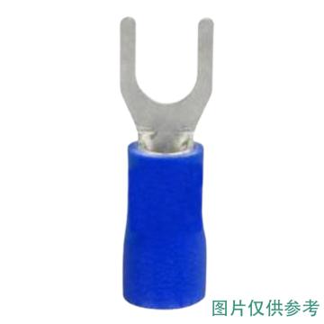 DELIXI/德力西 SV5.5-4叉形预绝缘端头蓝色 厚0.8mm DHASV505M4UHB
