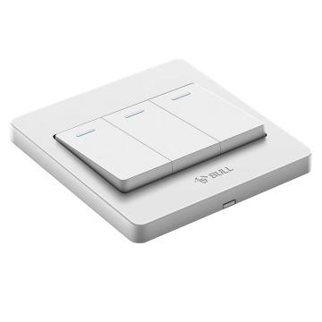 公牛 G07系列面板开关三开单控 86型白色暗装 G07K311C