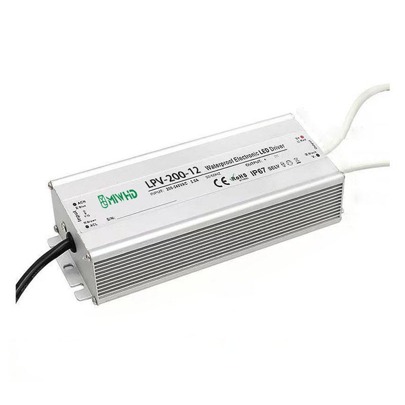 梅兰日兰 LPV-200系列LED防水恒压型开关电源200W 12V 0-16.5A LPV-200-12V
