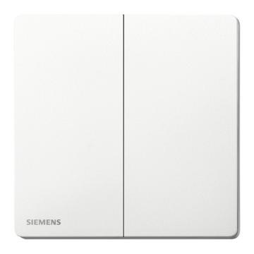 SIEMENS/西门子 16AX二位单控开关雾沙白 荟辰acus系列 5TA31223NC01