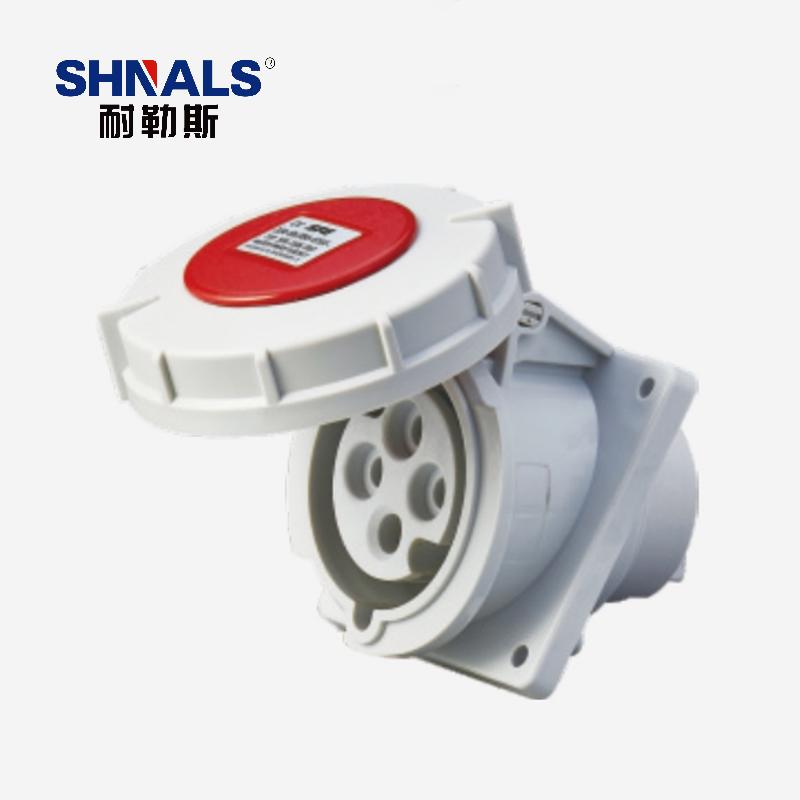 SHNALS 暗装斜插工业插座四芯32A NLS-1506