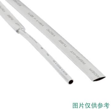 沃尔 无卤环保耐高温阻燃2倍热缩管(φ1-φ40默认印字，大于φ40默认不印字) RSFR-(2X)125H-直径9mm 白色